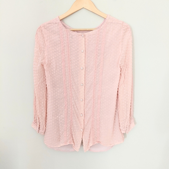 J. Crew Dotted Swiss Top - Picture 6 of 7